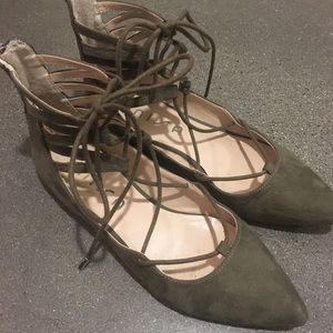 Jeffrey Campbell inspired lace up flats